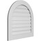 Ekena Millwork Round Top Surface Mount PVC Gable Vent: Functional, w/ 3-1/2"W x 1"P Standard Frame, 30"W x 30"H GVPRT30X3001SF - alternate 4